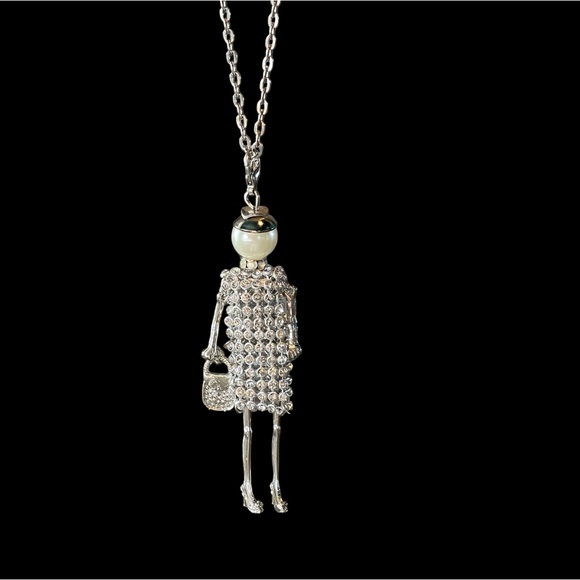 Handmade Crystal Doll Long Necklace - Picture 10 of 14